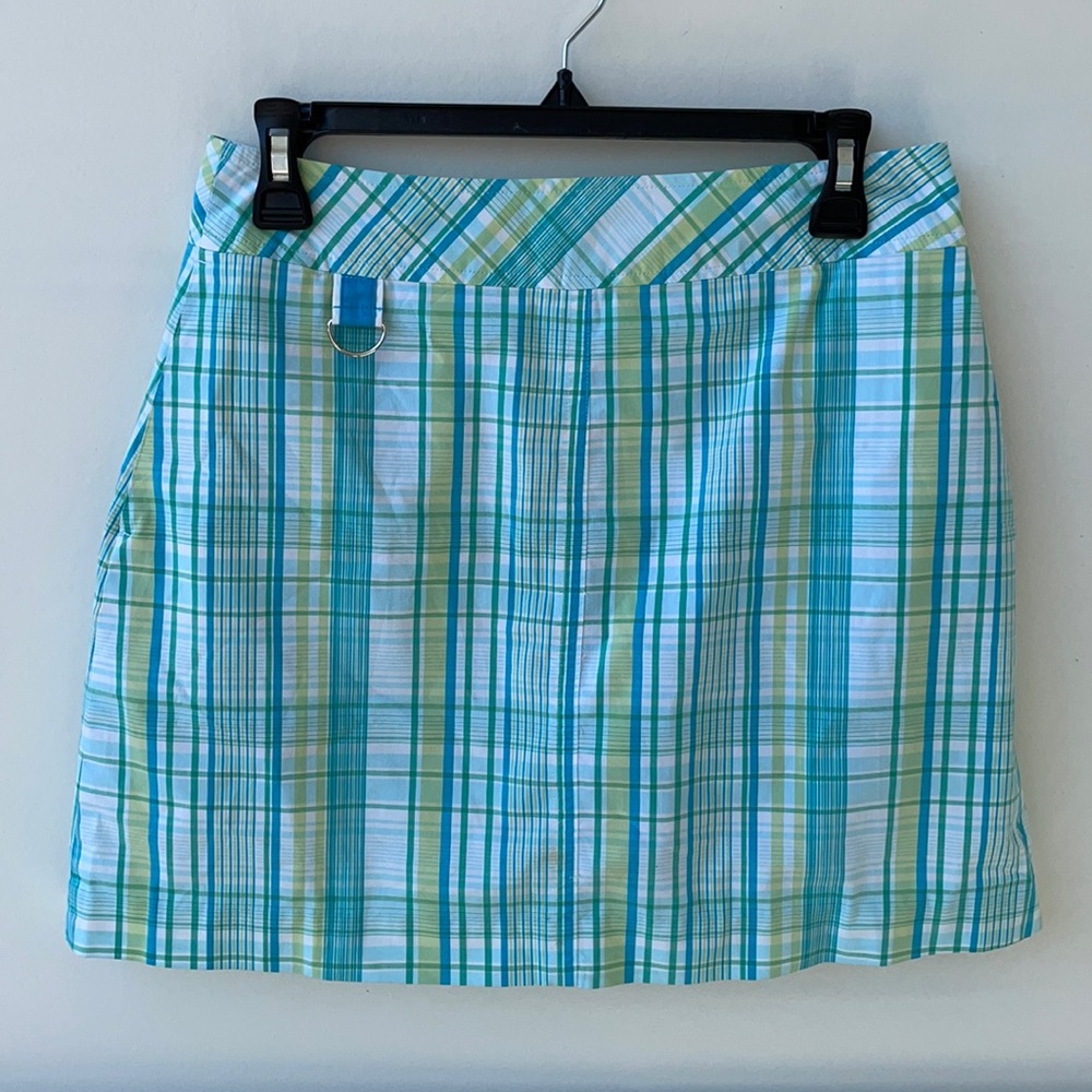Lilly Pulitzer Golf Retro Stretch Plaid Skort